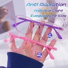 Óculos Anti-Radiação Para Crianças De 3 A 12 Anos , Luz Azul Computador , Bebês , Meninos E Meninas , Proteção De Silico