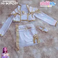 Fantasia Mira Luxo Guerreiras do K-Pop Infantil | Fantasia Kpop | Huntrix | K-Pop Demon Hunters