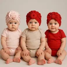 Touca Turbante Infantil Estilosa | Touca da zoe| Touca de frio| Touca bebê | acessório RN
