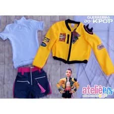 Fantasia Rumi – Guerreiras do KPop 💛 | KPop Demon Hunters | Huntrix | Fantasia infantil | Roupa da Rumi | Hun