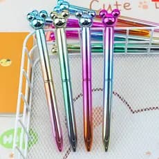 12 Pcs Criativo Metálico Torção 1.0 Girar Caneta Esferográfica De Tinta Azul Alto Valor Estudante Waterpen Escritório