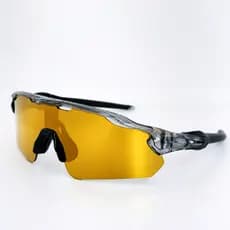 Óculos de Sol Esportivo Masculino Corrida Ciclismo Baixa Pace Esportivo UV Haste Emborrachada
