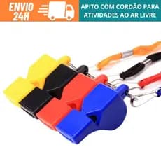 Apito com Cordão para Sobrevivência, Treinamentos, Arbitro, Excursões etc