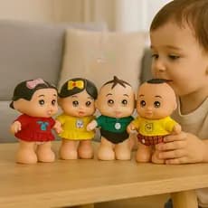 Bonecos Kit 4 personagens Turma Da Monica Frases Adijomar