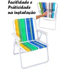 Forro Refil Capa Cadeira de Praia Sentar Verao Piscina Sol Lar e Lazer Diversas estampas