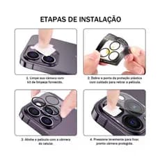 Pelicula de vidro para camera traseira de celular