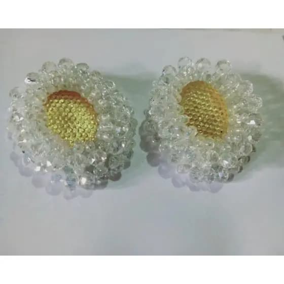 Flor / Laço de strass
