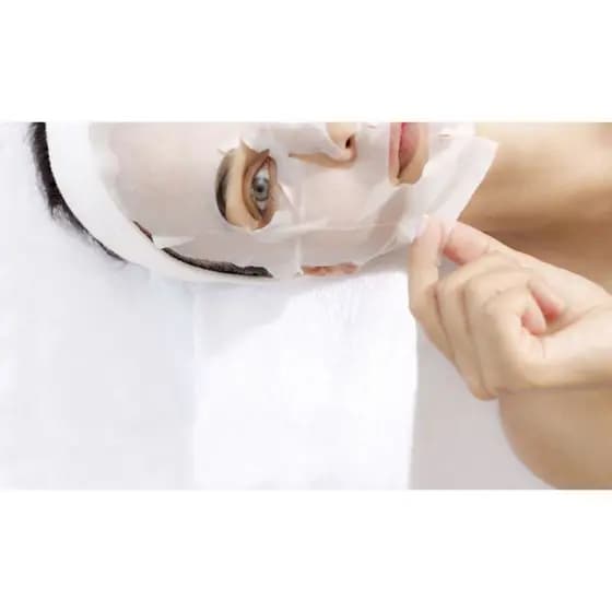 Mascara de Compressão Facial Premium de Algodão Descartavel