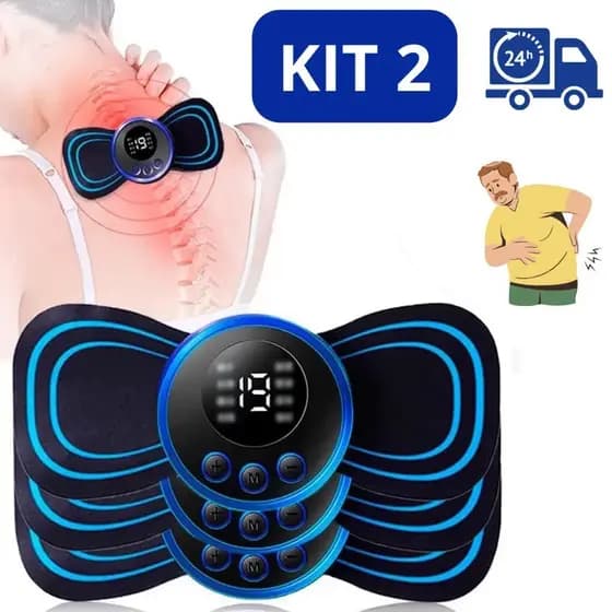 Massageador Elétrico por Impulso Elétrico! Cervical, Lombar e Corpo EMS