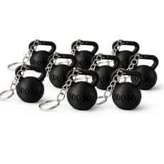 10 Chaveiro Peso Academia Kettlebell 100kg Kit- Lembrancinha Fitness Ginástica Cross Fit