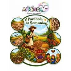 RECURSO PARA CONTAR HISTÓRIA - LUVA A PARÁBOLA DO SEMEADOR