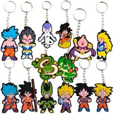 Chaveiros Emborrachados Geek Nerd Alta Qualidade Dragon Ball Goku Vegeta Dragão Colecionável