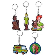 Chaveiros Emborrachados Geek Nerd Alta Qualidade Fãs Scooby-Doo Salsicha Maquina Mistério Colecionável