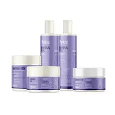 Ápice Kit Mirra Fix - Shampoo, Condicionador, Máscara, Ativador e Gelatina (5 Itens)