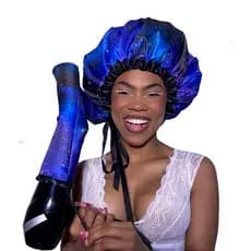 Touca Difusora de Cetim Anti Frizz Estampada - Várias Cores