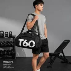 Bolsa Mala Academia Viagem Imagem Impermeável T60 Original Fitness Transversal Casual Masculino Feminino Multineos