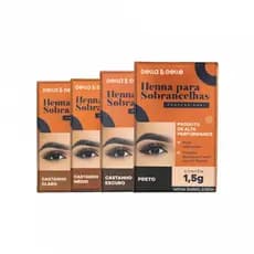 Henna para Designer de Sobrancelhas Profissional Della e Delle 1,5g