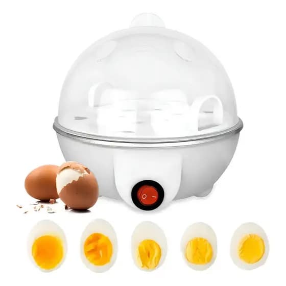 Cozedor de Ovos Elétrico a Vapor para 7 Ovos 220V com Cozimento Rápido e Prático