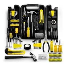 Kit Jogo de Ferramentas 200 Peças Snel com Soquetes, Chaves e Maleta Completa Profissional