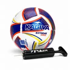 bola de futsal / bola de futebol de quadra salão original kagiva + bomba de encher