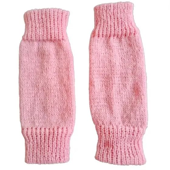 Polaina em Lã Infantil (rosa)