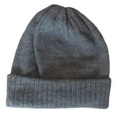 Gorro de Lã Adulto (cinza escuro - chumbo)