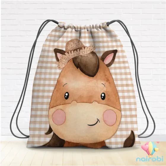 Kit  Lembrancinha Personalizada Fazendinha Aquarela| tam. 19x28cm Médio | 5, 10, 15 ou 20 unidades