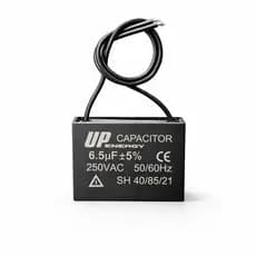 Capacitor Ventilador CBB61 6,5uF 250VAC 50/60Hz  Fios