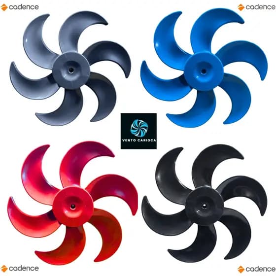 Hélice Ventilador Cadence Eros Turbo 40cm Cores