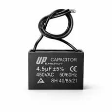 Capacitor Ventilador CBB61 4,5uF 450VAC 2 Fios