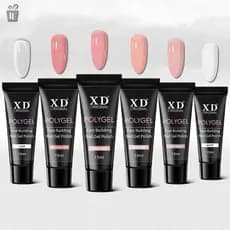 Polygel XD LED UV Profissional 15g F1 Alongamento Unhas de Gel Poly Gel