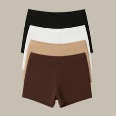 Kit Com 2 Micro Shorts Macio Segunda Pele Invisivel Curto Tam. P ao G2
