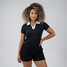 Blusa Gola Polo Feminina Tecido Ribana Conforto e Estilo P M G GG Alta elasticidade