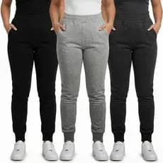 Calça de Moletom Feminina Lisa Academia Esporte