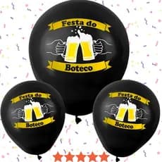 25 Bexigas Tema Festa Boteco Nº 11 Pol Balões Decorado Chopp Decoração Aniversário Temático Cerveja