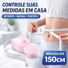 Fita Métrica Corporal Automática Medida Trava Retrátil 1,50M Antropométrica Personal Nutricionista