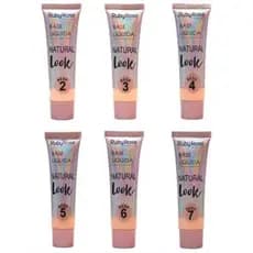 Base Liquida Facial Natural Look Bege Ruby Rose  HB-8051