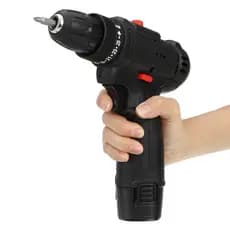 Parafusadeira Furadeira de Impacto Sem Fio A Bateria 12V 2 Velocidades Bivolt CUSTO BENEFICIO