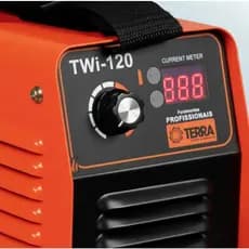 Máquina Inversora de Solda 120A 220V Terra TWI-120 Profissional Portátil Eletro