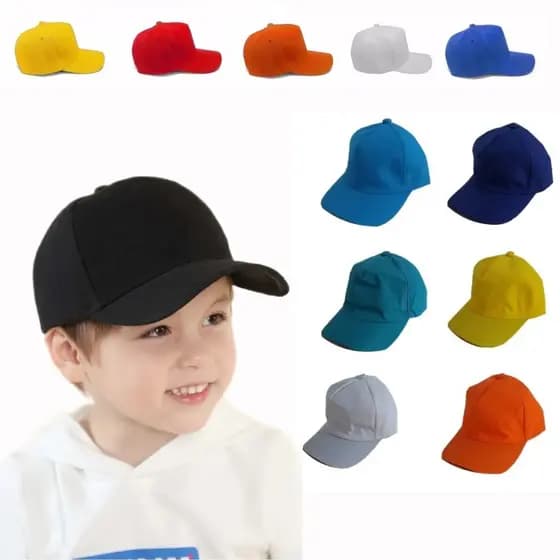 Boné Para Criança Infantil Liso ajustável Varias Cores BONÉ INFANTIL