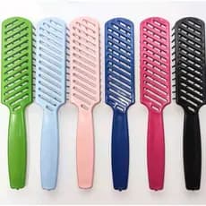 Kit 3 Escova Pente Jacaré Diversas Cores