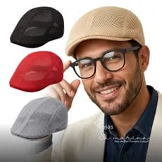 Boina Italiana Masculina De Tela Respirável Verão Premium - BOINA TELA