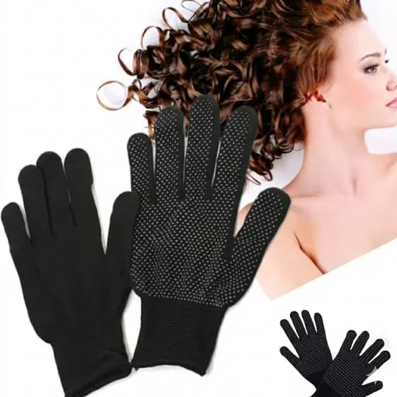 Luva para Cabeleireiro (PAR) Luva de Proteção Térmica Profissional - LUVA BLACK