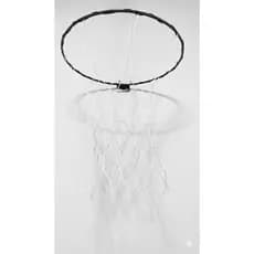Aro Cesta De Basquete Mirim Infantil Com Rede Aco Reforçado Porta Parede Quarto Brinquedo
