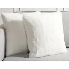 Kit 2 Capas Para Almofada Rosa Rose Cinza Branco Pelinho 40x40 Super Novidade  Envio Rápido