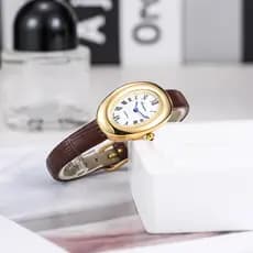 Novo Timina Oval cinto relógio estilo Retro ganso em forma de ovo cinto Medieval à prova dwaterproof água relógio de qua