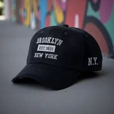 BONÉ BROOKLYN NEW YORK BASEBOL RETRO ABA CURVA DAD HAT REGULAGEM FITÃO
