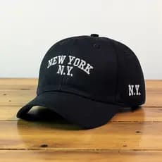 BONÉ NEW YORK RETRO BASEBOL NY ABA CURVA DAD HAT REGULAGEM FITÃO FEMININO MASCULINO