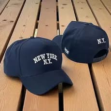 Boné New York Retrô Basebol Americano NY Aba Curva Regulador Ajustável