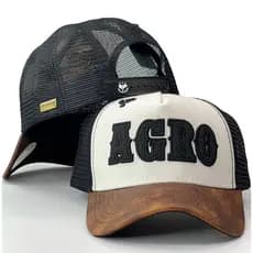 BONÉ COUNTRY ORIGINAL AGRO TELINHA SERTANEJO RURAL ABA CURVA REDINHA TRUCKER